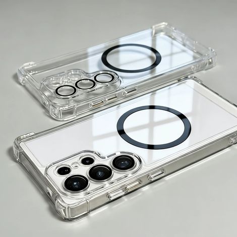(Galaxy S25 Ultra Noir) Compatible avec la coque magnétique Samsung, renforcée aux quatre coins. (1/5)