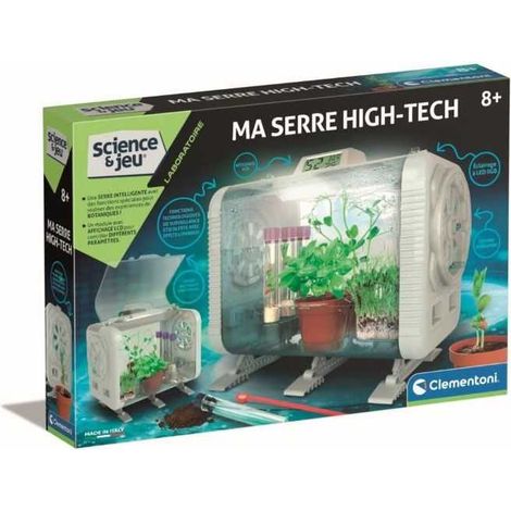 CLEMENTONI - Ma serre high-tech - 3 modes de culture - Capteurs pour contrôler la lumière, la température et l'humidité - (1/3)