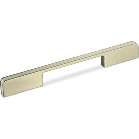 Bügelgriff LINA BA 160/192/224 mm Edelstahloptik/weiß (1/3)