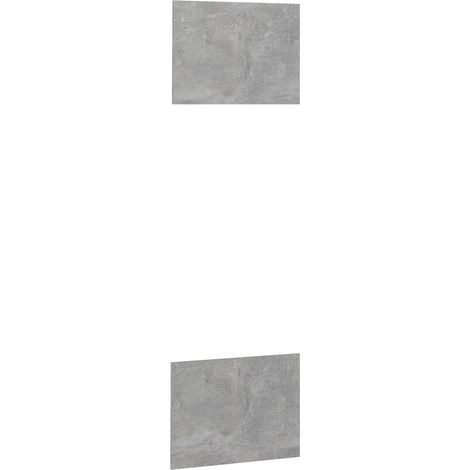 Façade de cuisine R-Line, Béton, 59.6x76.6cm façade de meuble pour meuble d’encastrement micro-ondes, Vicco (1/5)