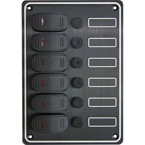 Panel eléctrico aaa 3939336 6 interruptores impermeable aluminio (1/2)