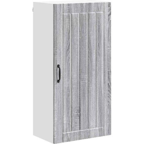 Wall Cabinet LUCCA Grey Sonoma 50 x 31 x 100 cm Engineered Wood vidaXL