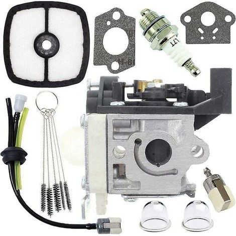 Carburateur Carb reconstruction tuyaux de carburant et ampoules d'amorçage pour Zama Rb-k94 Echo Srm-265 Srm-265es Kit de carburateur carburateur (couleur : argent-1 Set Carbureto