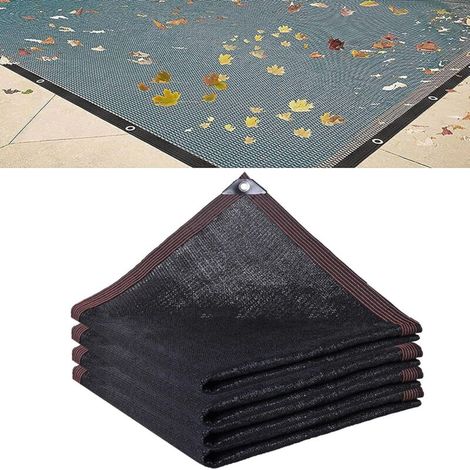 Laubschutznetz für Schwimmbecken. Rechteckiges Laubschutznetz für Schwimmbecken. Pool-Sicherheitsnetz, hält Laub und Schmutz zurück. 500 x 1000 cm (1/4)