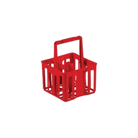 CESTELLO PORTABOTTIGLIONI DA LT.2 4 POSTI- - cm.25x25x32,5h. - 5 pezzi