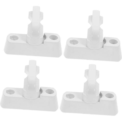 Lot De 4 Verrous De Fenêtre - Loquet De Type T Pour Portes Coulissantes En Pvc - Serrures De Sécurité Pour La Maison - Kit De Verrouillage Facile À Installer