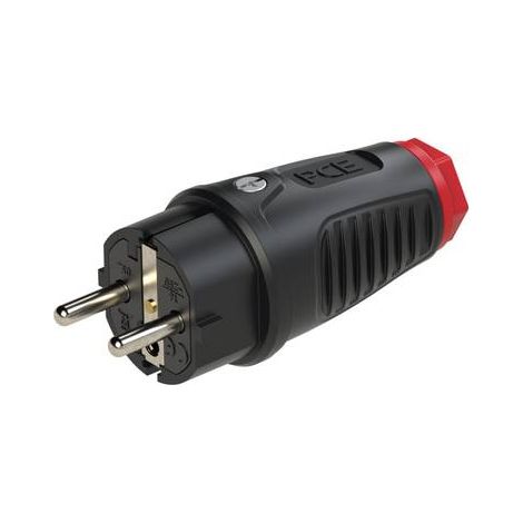 Fiche entièrement en caoutchouc 16A 3P 230V uni-schuko IP54 série TAURUS2 (1/6)