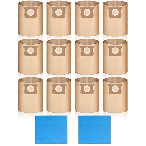 Sacs 19-3100 pour aspirateurs eau et poussière de 5 à 6 gallons, sacs à poussière jetables, filtre réutilisable, ensemble 19-1500-AquaForge