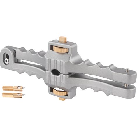 Pince à Dénuder Réglable, Couteau à Dénuder Transversal blindé, Outil de Coupe de Câble à Fibre Optique avec Lame Réglable, Aluminium, Dénudeurs de Fil. (1/5)
