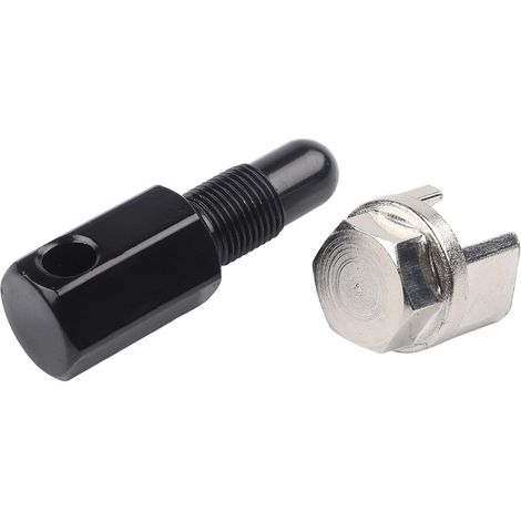 Outil de démontage d'embrayage de tronçonneuse 14 mm pour kit d'arrêt de piston compatible avec Rancher 340 345 350 353 Outil de démontage de volant d'inertie en acier (1/5)