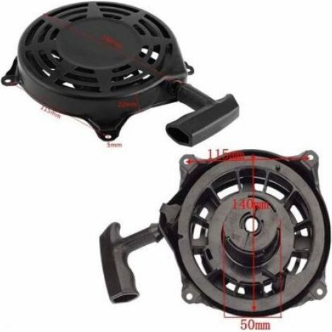 Lanceur - Démarreur À Câble Pour Moteur Thermique - Compatible Briggs Stratton - Référence 497680 - 1 Pièce (1/5)