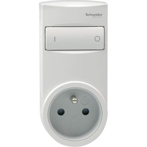 Prise connectée Wiser pilotée sans fil ON/OFF 230V (EER40000)