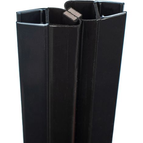 Schulte – Joints magnétiques pour porte de douche 201 cm – Étanchéité optimale pour verre 5-8 mm – Installation facile et recoupable