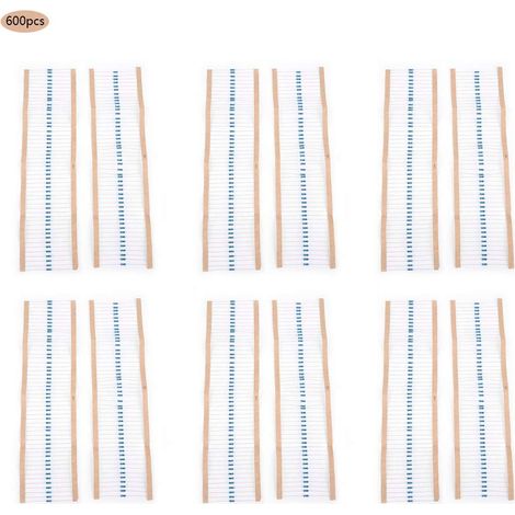 Kit d'assortiment de résistances W % K Ohm 1/4 1 K/2 K/3 K/10 10 (1/4)