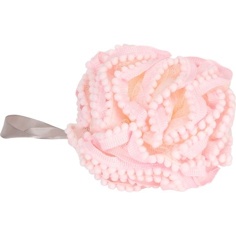 Boule de bain unisexe douce et tendance, favorisant la circulation sanguine, en maille loofah pour le bain et la douche (1/5)