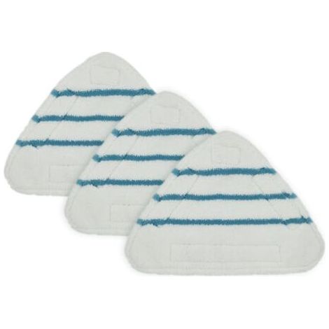 3pcs,Housses en Microfibre Balai Vapeur Accessoire Chiffons universel,Triangle lavable (1/5)