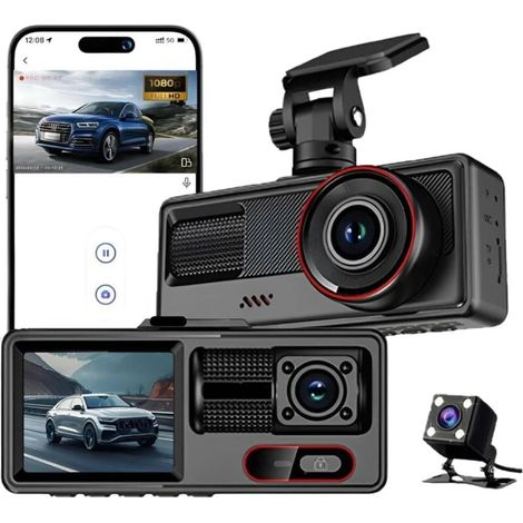 Trade Shop - Dash CAM WiFi HD 1080P Auto DVR-Video-Recorder G-Sensor Interne Frontkamera - (1/5)