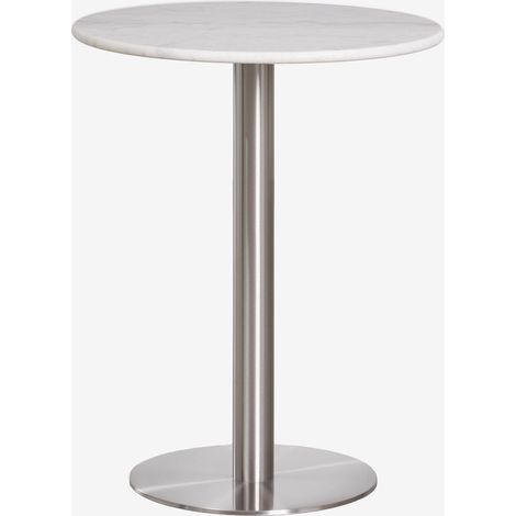 SKLUM Runder Bartisch aus Naturstein Xiren Ø60 cm Weißer Marmor Guangxi (1/5)