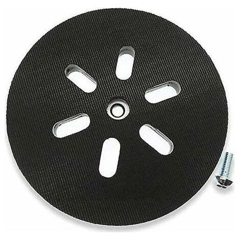 Schleifteller – 150 mm – Kompatibel mit Exzenterschleifern mit 6-Loch-Befestigung – Gummirückseite – 1 Stück (1/5)