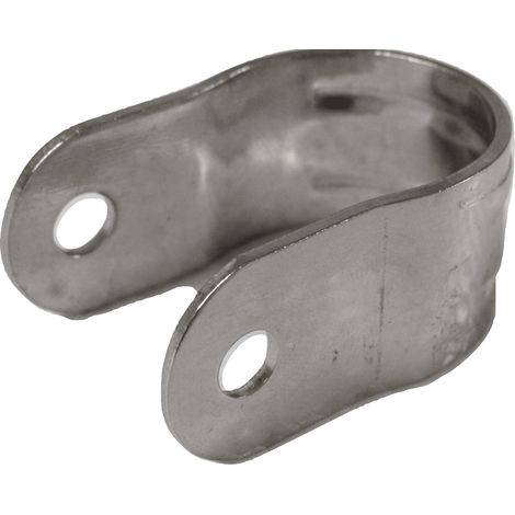 25MM Stainless Steel Bottom Pipe Clip Vertical Mount - Tube Cable Rope