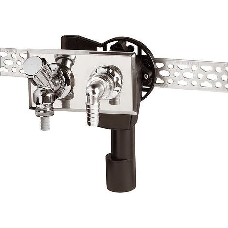 Siphon encastré avec alimentation pour machine à laver Version: Verticale (1/5)