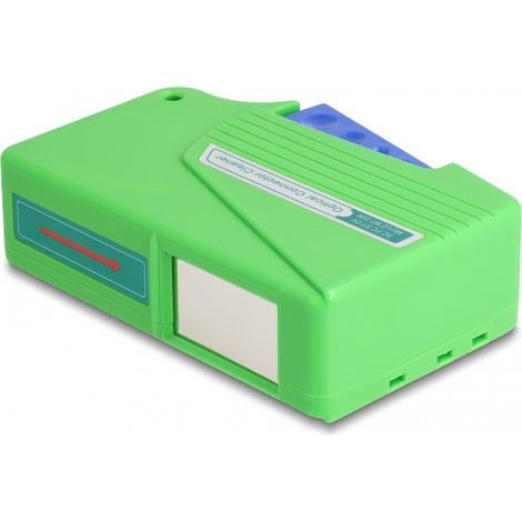 Delock Casete de limpieza de fibra Ã³ptica para conectores con virola de 1,25 y 2,50 mm