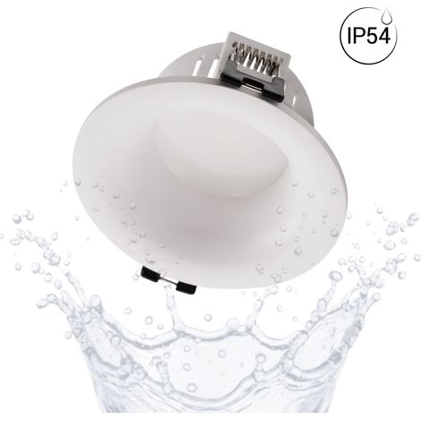 Aro Downlight Empotrable Para Bombilla GU10 / MR16 - Ø86mm -