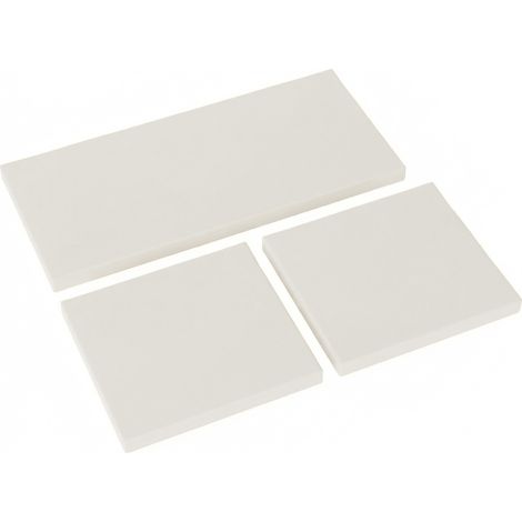 Outsunny 3PCs Rattan Garden Seat Cushions Pads for Patio Furniture Cream