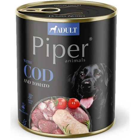 Cibo umido per cani Piper Cod al pomodoro 800 g (1/2)