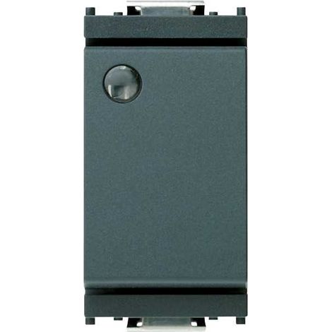 16025 Desviador Luminoso Unipolar Gris 1P 16Ax Idea