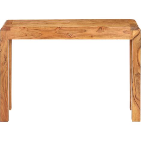Maison Exclusive - Tavolo Consolle 110x40x76 cm Massello Acacia Finitura Ambra (1/5)
