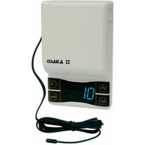 Termostato digital de superficie refrigeración Blanco  Blanco (1/2)