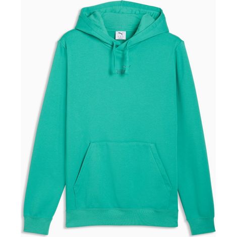 Puma ESS Herren-Sweatshirt mit kleinem, zentriertem FL-Logo, grün, 69291440, Größe L (1/5)