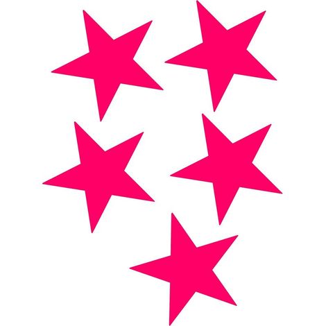 Adesivo Fluorescente Stella (Rosa) (1/5)