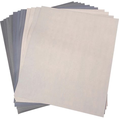 Papier de verre abrasif grain 1500 2000 2500 3000 5000 7000 - Paquet de 12 (1/5)