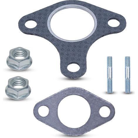 Kit de joint d'échappement avec vis et boulon, pièces de rechange pour silencieux, compatible avec GX390 et GX340. Accessoires pour joint d'échappement. (1/5)