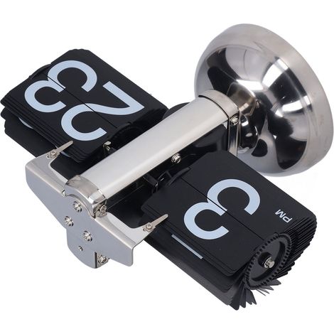 Flip Clock – Präzise Zeitanzeige – Einzigartige, modische Retro-Automatikuhr mit Blätterfunktion und Quarzwerk – Ideal als Geschenk für Zuhause oder Büro – Dekoration (1/5)