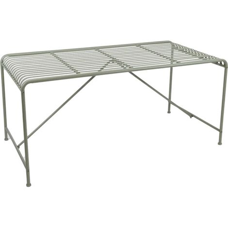 Table Rectangulaire d'Extérieur - Vert - 157,8 x 78,5 x H 70,5 cm - Livraison gratuite (1/4)