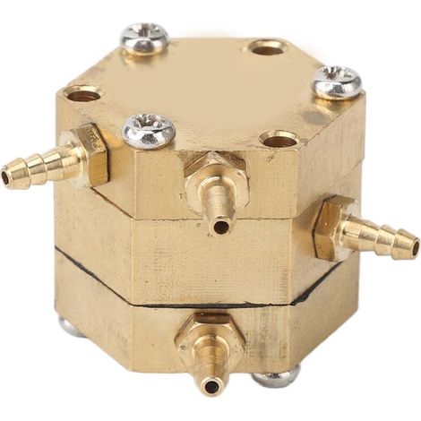 Régulateur de Pression d'Eau Dentaire 3mm Hexagonal en Cuivre, Valve Haute Perméabilité pour Unités Dentaires (1/5)