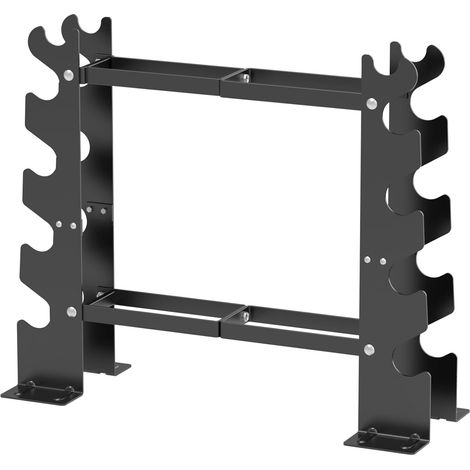 Dumbbell Rack Porte-haltères Support d'haltères Poids Musculation Portoirs de Stockage des Poids Rangement (1/5)