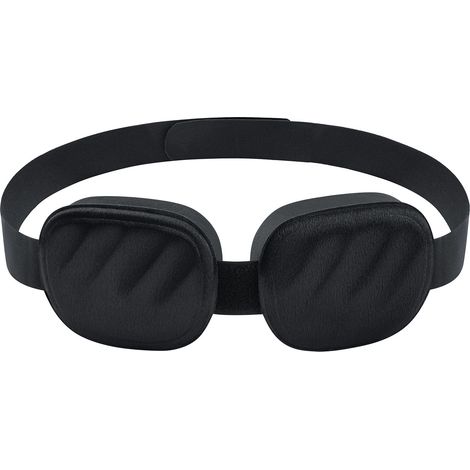 100 % verdunkelnde Schlafmaske für Damen und Herren, verstellbare Augenmaske, ideal zum Fliegen, Reisen und für ein Nickerchen, schwarz