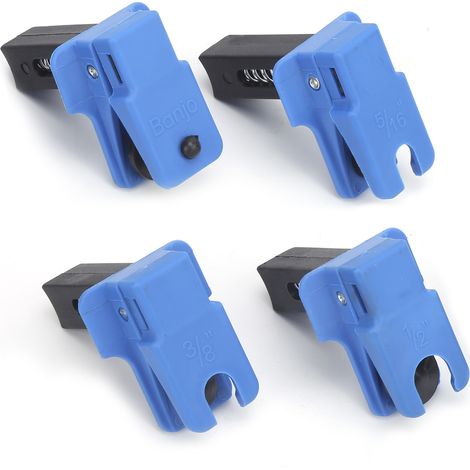 4 pinces de fixation pour tuyau d'huile, outil vertical d'entretien automobile, accessoire de réparation multi-tailles (1/5)