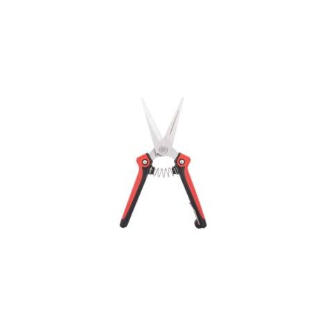 Sécateur jardin acier inoxydable - 1 pc, Sécateur robuste outil jardinage - Noir et Rouge (1/5)
