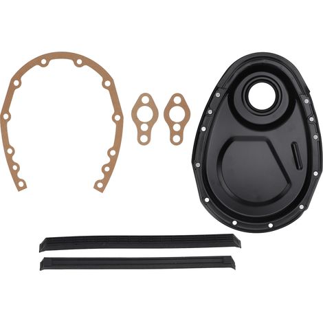 Metallener Steuerkettendichtungsschraubensatz für SBC 283, 327, 305, 350, 383 und 400 Motoren, schwarz (1/5)