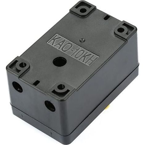 Commutateur à Bouton Poussoir, AC 220V/380V 10A Interrupteur à Bouton de Commande de Puissance étanche Bouton Marche Arret Machine Outil Interrupteur Machine Outil (1/3)