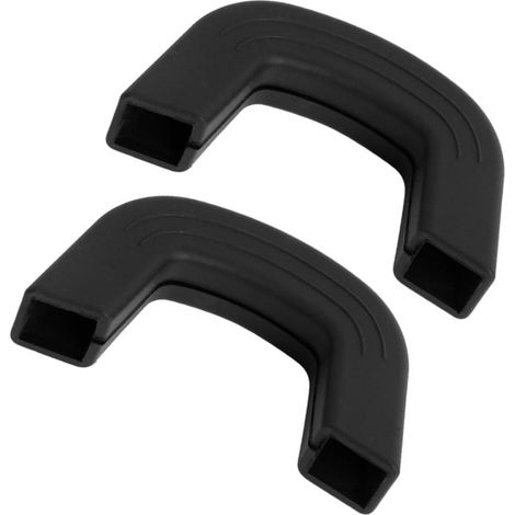 Protection de Poignée de Casserole Résistante à Chaleur, Silicone Noir (1/5)
