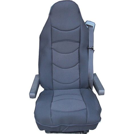 1 Stück Universeller Bezug/Polsterung für Lkw-Sitz (Massagetyp), Schwarz