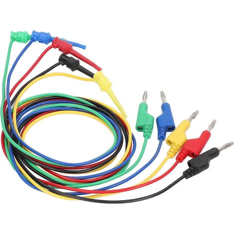 Stück Bananenstecker-Prüfleitungen für Multimeter, Prüfkabel, Leitungsdraht, 30 VAC, 60 VDC, 15 A für Wartungszwecke