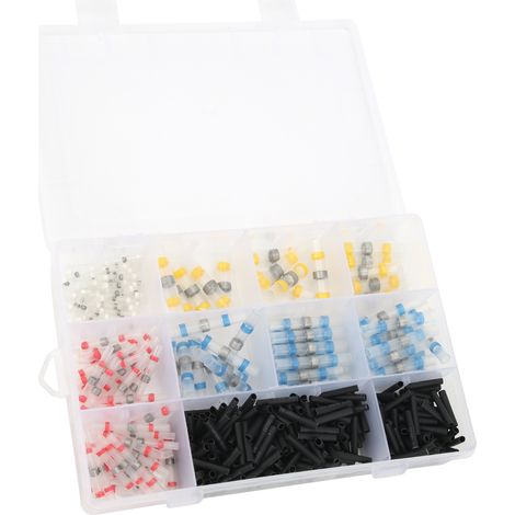 Kit de 400 cosses à sertir thermorétractables étanches pour soudure bout à bout (1/5)