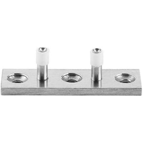 ALLIANDIS64.6x20x15mm Garnitures de Matériel de Guidage de Rouleau de Sol en Acier Inoxydable 304, pour Portes Coulissantes (1/4)